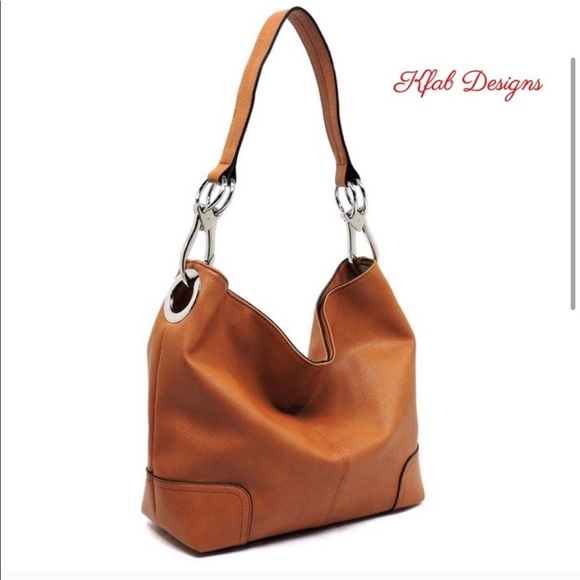 New! Sale 🎉 Brown Large Classic Bucket Vegan Leather Bag Purse - Picture 6 of 6
